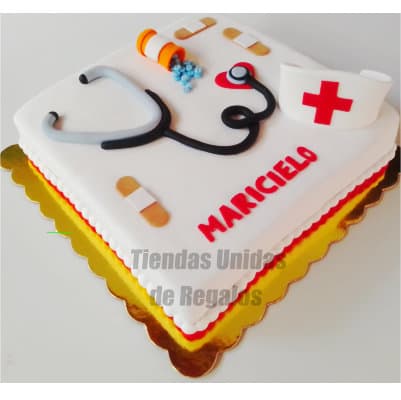 Envio de Regalos Torta Enfermera Especial | Torta para medico | Tortas |  Pastel de doctor - Whatsapp: 980660044
