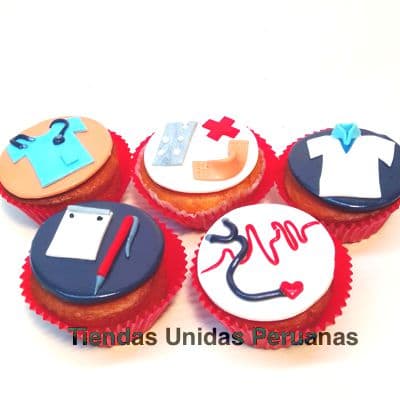 Cupcakes para Medicos | Cupcakes de Doctores - Cod:TDC09