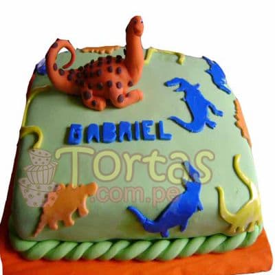 Envio de Regalos Tortas de Dinosaurios | Torta de Dinosaurio - Whatsapp: 980660044