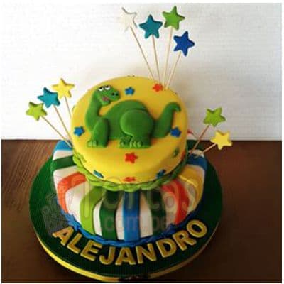 Torta de Dinosaurio | Torta tematica de Dinosaurio  - Whatsapp: 980660044