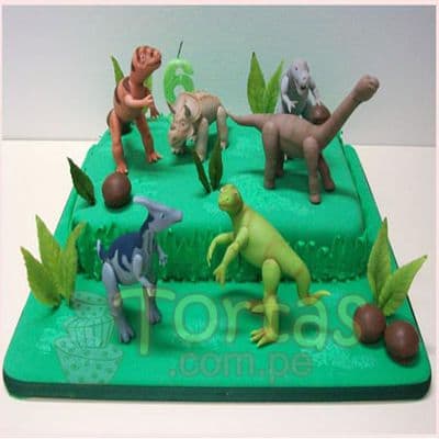 Envio de Regalos Tortas de Dinosaurios para Niños | Torta con Dinosaurio  - Whatsapp: 980660044
