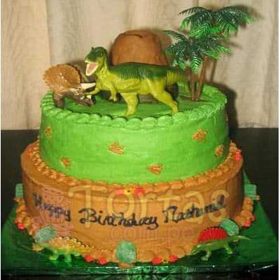 Torta en forma de Dinosaurio  - Whatsapp: 980660044