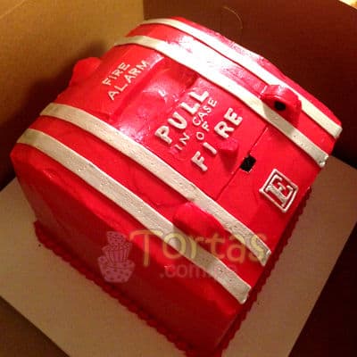 Torta Bombero | Torta bombero | Tortas de bomberos | Pastel de bombero - Cod:TMB01