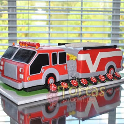 Torta del tema de bomberos | Torta bombero | Tortas de bomberos | Pastel de bombero 