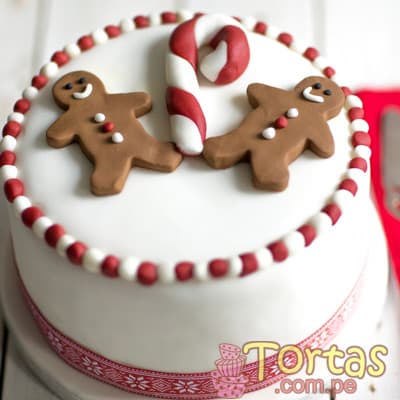 Envio de Regalos Torta de Navidad | Torta Hombre de Gengibre - Whatsapp: 980660044