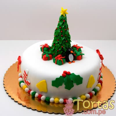 Torta Arbolito de Navidad Torta Delivery - Whatsapp: 980660044