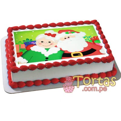 Foto Torta de Navidad | Regalos de Navidad para sorprender - Whatsapp: 980660044