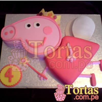Envio de Regalos Tortas de Peppa | Torta Peppa Pig Cerdita - Whatsapp: 980660044