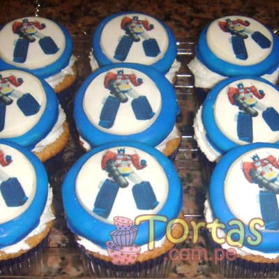 Envio de Regalos Cupcakes de Tranformers | Pasteles Transformers | Tortas de transformers - Whatsapp: 980660044