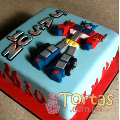Torta de Tranformers | Pasteles Transformers | Tortas de transformers - Whatsapp: 980660044