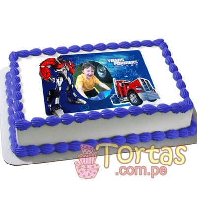 Foto Torta de Tranformers | Pasteles Transformers | Tortas de transformers - Cod:TRF10
