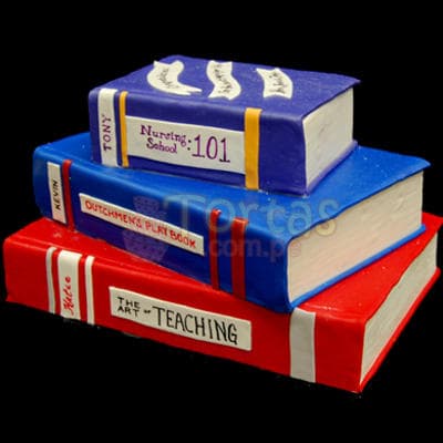 Torta Libros 37 | Torta con Tematicas de Libros - Cod:TRR37
