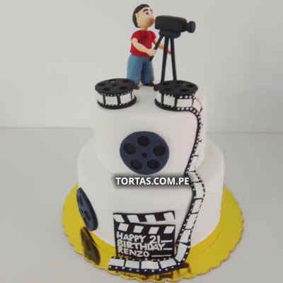 Envio de Regalos Torta Cine | Tortas Peru | Torta Cinema - Whatsapp: 980660044