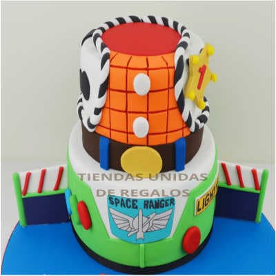 Torta de Buzz Lightyear | Tortas de Toy story | Torta Toy Story  - Cod:TST11