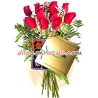 Envio de Regalos Arreglos de Flores | Rosas con Chocolates  | Florerias en Lima - Whatsapp: 980660044