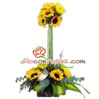 Envio de Regalos Arreglos de Flores | Topiario de Girasoles | Arreglos de girasoles - Whatsapp: 980660044