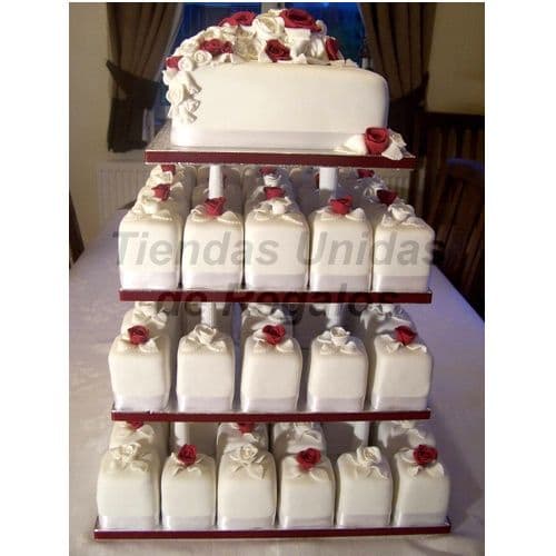Tortas de Cupcakes | Mini tortas de Matrimonio | Tortas de Matrimonio Civil 