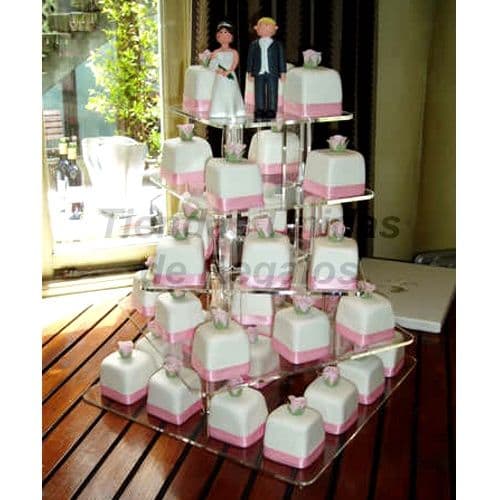 Mini tortas para Matrimonio - Tortas de Cupcakes 