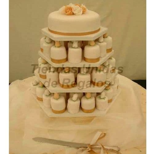 Mini tortas para Boda de Oro | Tortas para Aniversario - Cod:WAM60