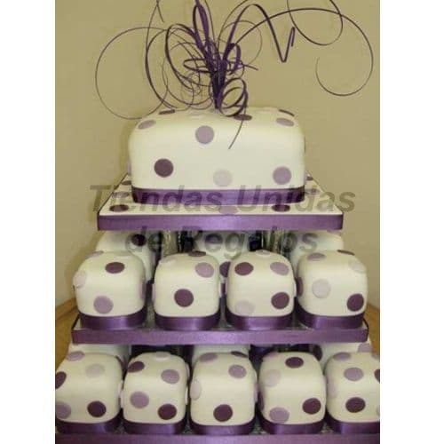 Envio de Regalos Cupcakes para Matrimonio | Pasteles para Aniversario de Bodas | Mini tortas para Quinceañera - Whatsapp: 980660044