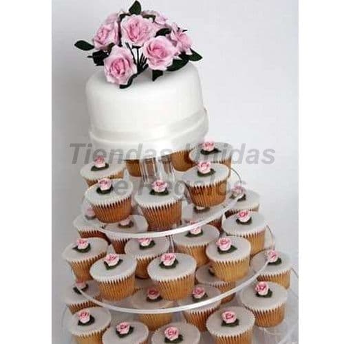Tortas de Matrimonio | Mini tortas para Matrimonio con Flores - Whatsapp: 980660044