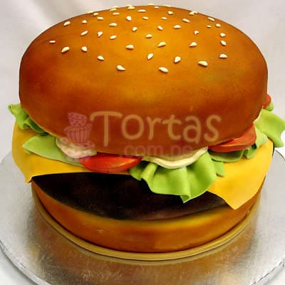 Torta Sandwich | Torta con forma de Sandwich  - Whatsapp: 980660044