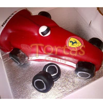 Torta Ferrari F1 | Tortas con Autos | Tortas de Carros - Cod:WAU13