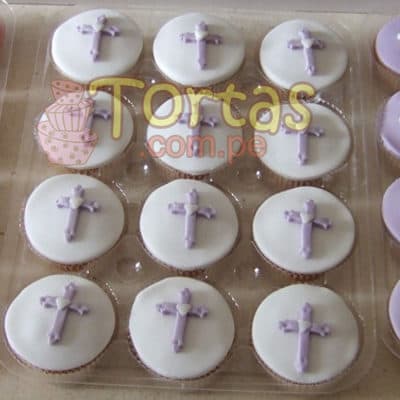 Tortas de Bautizo | Bautizo/Comunion Cupcakes 22 - Whatsapp: 980660044