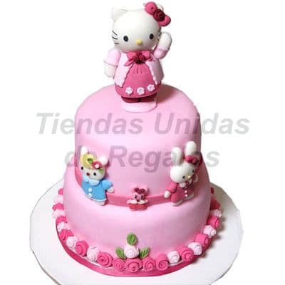 Torta Hello Kitty Modelada | Delivery de de Tortas en Lima | Tortas a Peru - Cod:WBE19