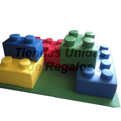 Torta Lego 3D | Delivery de de Tortas en Lima | Tortas a Peru - Cod:WBE44
