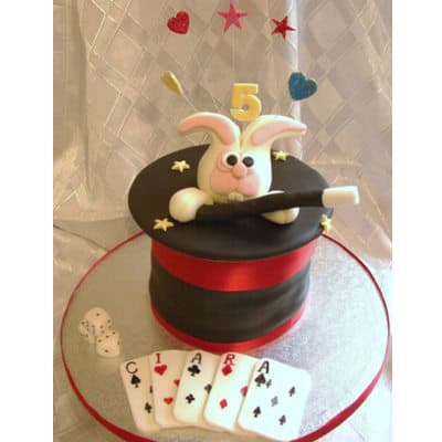 Torta Para Mago de Sombrero y conejo Delivery Peru - Whatsapp: 980660044