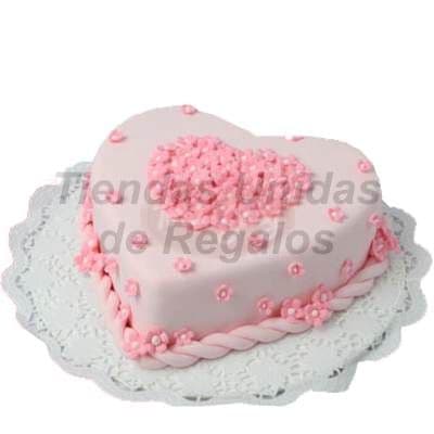 Tortas Delivery | Torta Para Dama en forma de Corazon - Whatsapp: 980660044