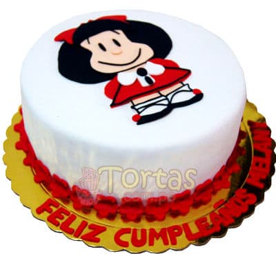 Envio de Regalos Tortas Delivery | Torta Mafalda | Torta Tematica de Mafalda - Whatsapp: 980660044