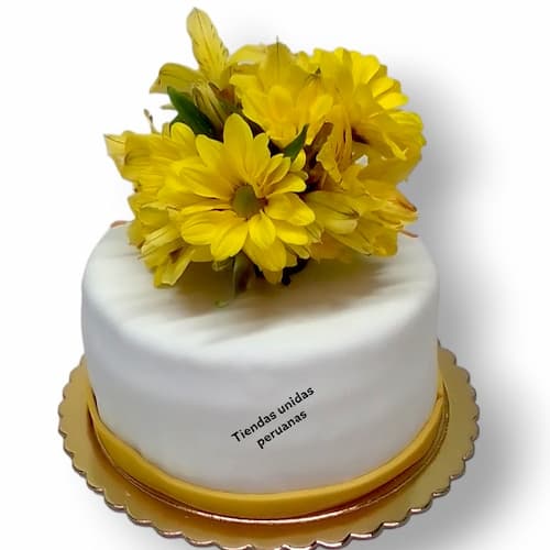 Torta Flores Delivery | Tortas Florales | Tortas de Flores | Pastel con Flores 