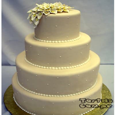 Torta de matrimonio | Tortas matrimonio | Tortas de Bodas | Torta para Bodas - Cod:WMA04