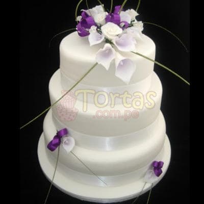Torta Matrimonio 11 | Tortas matrimonio | Tortas de Bodas | Torta para Bodas - Cod:WMA11