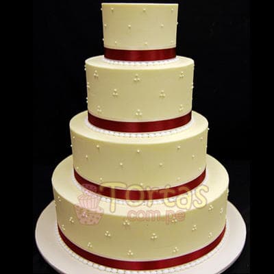 tortas de matrimonio Elegantes | Torta de Matrimonio - Cod:WMA15