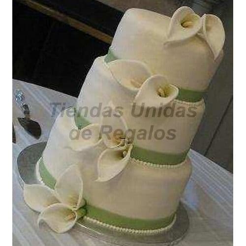 Torta Matrimonio 40 | Tortas matrimonio | Tortas de Bodas | Torta para Bodas - Cod:WMA40