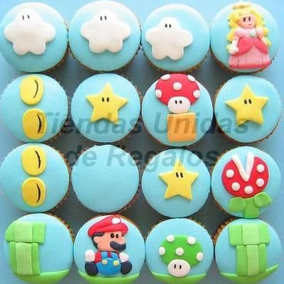 Envio de Regalos Cupcakes Mario Bros | Cupcakes Personalizados - Whatsapp: 980660044