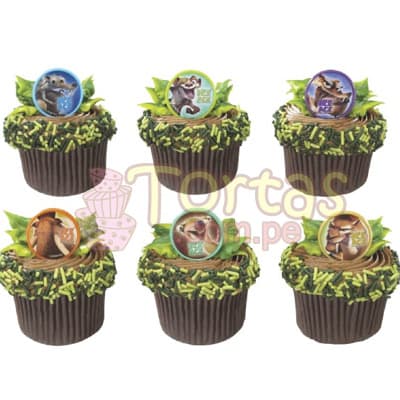 Envio de Regalos Cupckes Era del Hielo | Cupcakes Personalizados - Whatsapp: 980660044