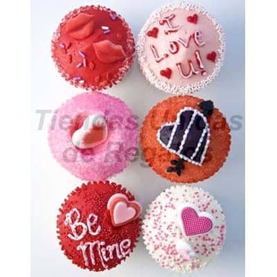 Cupcakes Personalizados de amor | Cupcakes Personalizados Para Regalos - Cod:WMF11