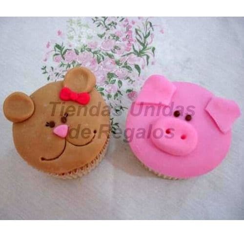 Envio de Regalos Cupcakes  Chanchitos | Cupcakes Personalizados Para Regalos - Whatsapp: 980660044