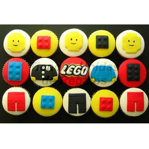 Envio de Regalos Cupcakes de Lego | Cupcakes Personalizados Para Regalos - Whatsapp: 980660044