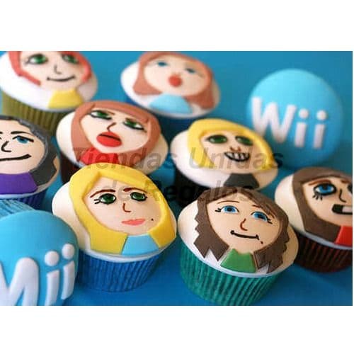 Cupcakes Nintendo Wii | Cupcakes Personalizados Para Regalos - Whatsapp: 980660044
