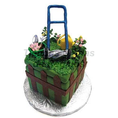 Torta Cesped-Jardineria | Torta Individuales | Tortas Personales - Whatsapp: 980660044