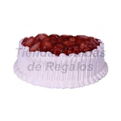 Torta cubierta con fresas  | Tortas Peru - Whatsapp: 980660044