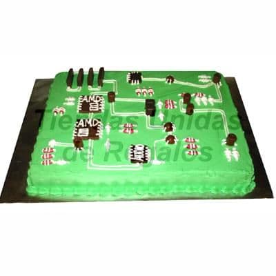 Torta Circuito Electrónico | Torta Ingeniero eléctrico | Pastel ingeniero - Cod:TRR17