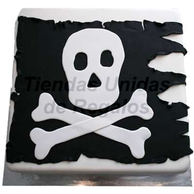 Torta Pirata | Tortas de Piratas para Fiestas Infantiles - Cod:TRR24