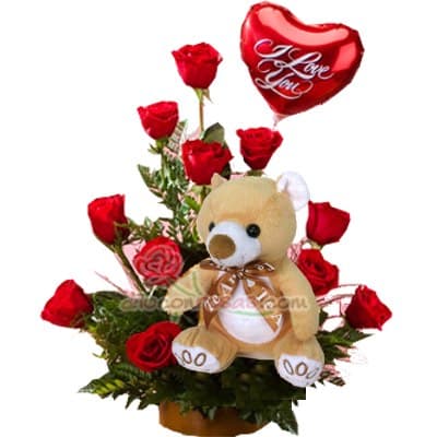 Envio de Regalos Arreglo de rosas 49 | Florerias en Lima - Whatsapp: 980660044