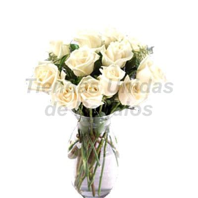 Florero 17 | Arreglos florales en Floreros de Vidrio | Floreros con Rosas 